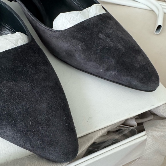 THE ROW Coco Suede Mule - Picture 8 of 12